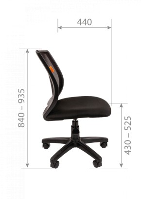 Кресло для оператора CHAIRMAN 699 Б/Л (ткань стандарт/сетка TW-01) в Лысьве - lysva.ok-mebel.com | фото 7