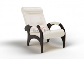 Кресло для отдыха Римини 19-К-КР (экокожа/венге) КРЕМ в Лысьве - lysva.ok-mebel.com | фото 1