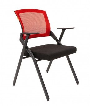 Кресло для посетителей CHAIRMAN NEXX (ткань стандарт черный/сетка DW-69) в Лысьве - lysva.ok-mebel.com | фото 1