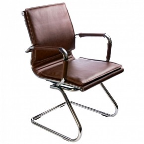 Кресло для посетителя Бюрократ CH-993-Low-V/Brown коричневый в Лысьве - lysva.ok-mebel.com | фото