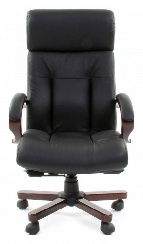 Кресло для руководителя Chairman 421 черный/орех темный, черный в Лысьве - lysva.ok-mebel.com | фото 2