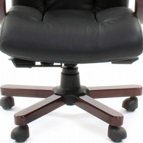 Кресло для руководителя Chairman 421 черный/орех темный, черный в Лысьве - lysva.ok-mebel.com | фото 4