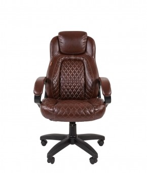 Кресло для руководителя  CHAIRMAN 432 (Экокожа коричневая) в Лысьве - lysva.ok-mebel.com | фото 2