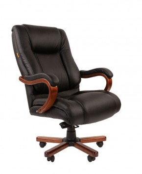 Кресло для руководителя CHAIRMAN  503 (Кожа) Черное в Лысьве - lysva.ok-mebel.com | фото 2