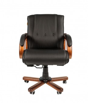 Кресло для руководителя CHAIRMAN  653 М (Кожа) Черное в Лысьве - lysva.ok-mebel.com | фото 2