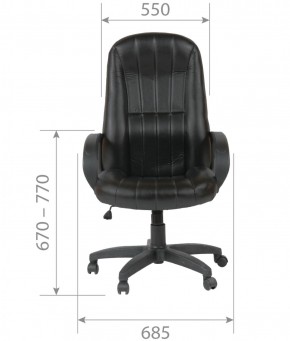 Кресло для руководителя  CHAIRMAN 685 (экокожа черный) в Лысьве - lysva.ok-mebel.com | фото 5