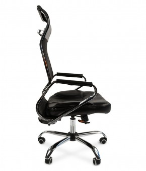 Кресло для руководителя CHAIRMAN 700 (Сетка) Черное в Лысьве - lysva.ok-mebel.com | фото 3