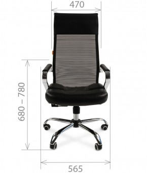 Кресло для руководителя CHAIRMAN 700 (Сетка) Черное в Лысьве - lysva.ok-mebel.com | фото 4