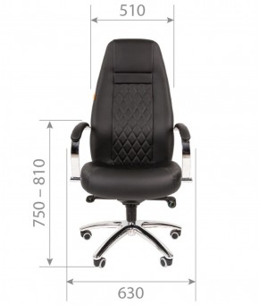 Кресло для руководителя CHAIRMAN 950 (Экокожа) Черное в Лысьве - lysva.ok-mebel.com | фото 4