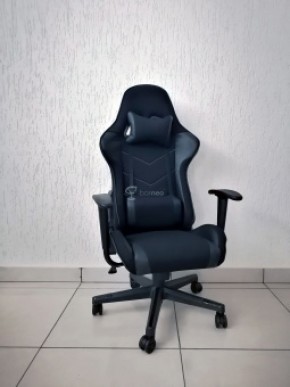 Кресло геймерское Barneo K-50 (черная сетка черные вставки) в Лысьве - lysva.ok-mebel.com | фото 1