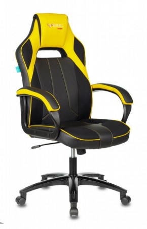 Кресло игровое Бюрократ VIKING 2 AERO YELLOW черный/желтый в Лысьве - lysva.ok-mebel.com | фото