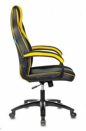 Кресло игровое Бюрократ VIKING 2 AERO YELLOW черный/желтый в Лысьве - lysva.ok-mebel.com | фото 3