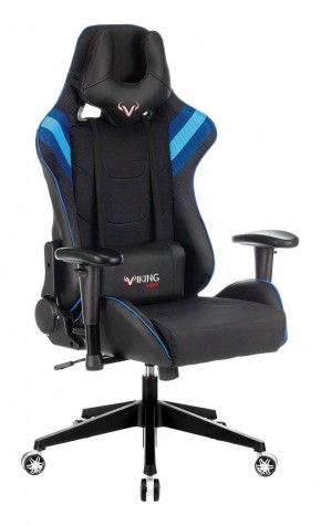 Кресло игровое Бюрократ VIKING 4 AERO BLUE черный/синий в Лысьве - lysva.ok-mebel.com | фото