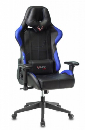 Кресло игровое Бюрократ VIKING 5 AERO BLUE черный/синий в Лысьве - lysva.ok-mebel.com | фото