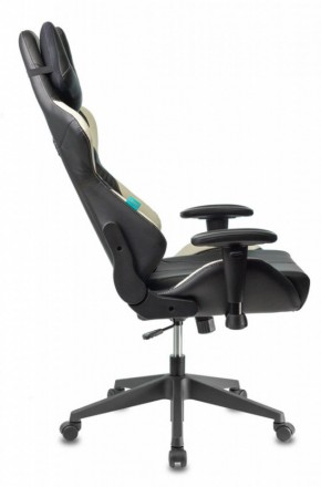 Кресло игровое Бюрократ VIKING 5 AERO WHITE черный/белый в Лысьве - lysva.ok-mebel.com | фото 2
