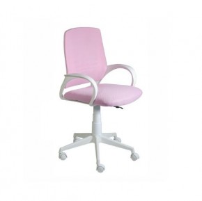Кресло Ирис White сетка/ткань розовая в Лысьве - lysva.ok-mebel.com | фото 1