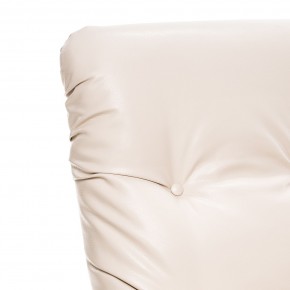Кресло-качалка Модель 67 Венге текстура, к/з Varana cappuccino в Лысьве - lysva.ok-mebel.com | фото 5