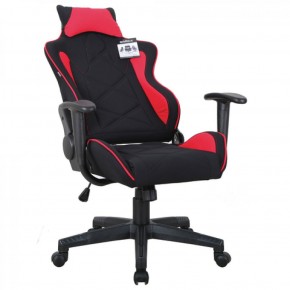 Кресло компьютерное BRABIX GT Racer GM-101 + подушка (ткань) черное/красное (531820) в Лысьве - lysva.ok-mebel.com | фото 4