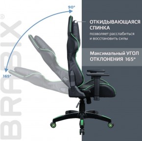 Кресло компьютерное BRABIX "GT Carbon GM-120" (черное/зеленое) 531929 в Лысьве - lysva.ok-mebel.com | фото 2