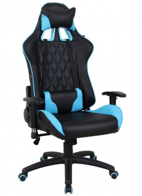 Кресло компьютерное BRABIX "GT Master GM-110" (черное/голубое) 531928 в Лысьве - lysva.ok-mebel.com | фото