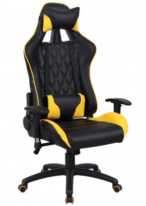 Кресло компьютерное BRABIX "GT Master GM-110" (черное/желтое) 531927 в Лысьве - lysva.ok-mebel.com | фото