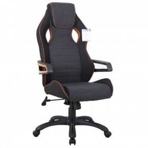Кресло компьютерное BRABIX Techno Pro GM-003 (ткань черное/серое, вставки оранжевые) 531813 в Лысьве - lysva.ok-mebel.com | фото