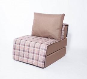 Кресло-кровать бескаркасное Харви (коричневый-квадро беж) в Лысьве - lysva.ok-mebel.com | фото 1