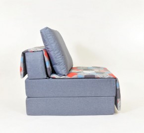 Кресло-кровать бескаркасное Харви (серый-геометрия слейт) в Лысьве - lysva.ok-mebel.com | фото 2
