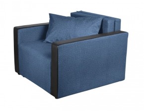 Кресло-кровать Милена с подлокотниками (синий) Велюр в Лысьве - lysva.ok-mebel.com | фото 1