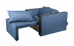 Кресло-кровать Милена с подлокотниками (синий) Велюр в Лысьве - lysva.ok-mebel.com | фото 2