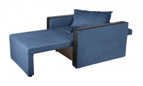 Кресло-кровать Милена с подлокотниками (синий) Велюр в Лысьве - lysva.ok-mebel.com | фото 3