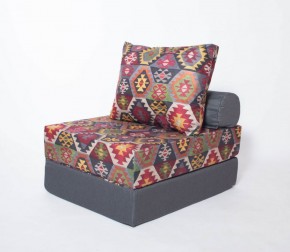 Кресло-кровать-пуф бескаркасное Прайм (мехико серый-графит) в Лысьве - lysva.ok-mebel.com | фото 2