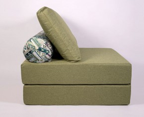 Кресло-кровать-пуф бескаркасное Прайм (Оливковый) в Лысьве - lysva.ok-mebel.com | фото 3