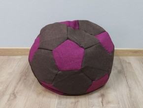 Кресло-мешок Мяч S (Savana Chocolate-Savana Berry) в Лысьве - lysva.ok-mebel.com | фото