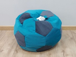 Кресло-мешок Мяч S (Shaggy Azure-Shaggy Grafit) в Лысьве - lysva.ok-mebel.com | фото