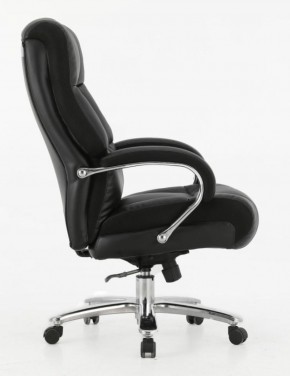 Кресло офисное BRABIX PREMIUM "Bomer HD-007" (рециклированная кожа, хром, черное) 531939 в Лысьве - lysva.ok-mebel.com | фото 3