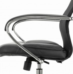 Кресло офисное BRABIX PREMIUM "Stalker EX-608 CH" (хром, ткань-сетка/кожзам, черное) 532091 в Лысьве - lysva.ok-mebel.com | фото 4