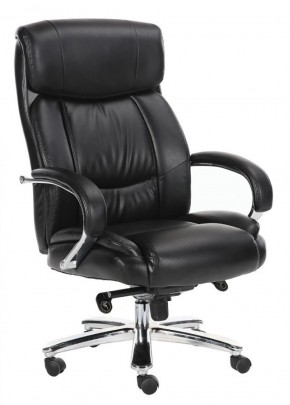 Кресло офисное BRABIX "Direct EX-580" (хром/рециклированная кожа/черное) 531824 в Лысьве - lysva.ok-mebel.com | фото 1