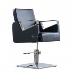 Кресло парикмахерское Barneo 6300V5 черное в Лысьве - lysva.ok-mebel.com | фото 1