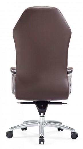 Кресло руководителя Бюрократ _AURA/BROWN коричневый в Лысьве - lysva.ok-mebel.com | фото 5