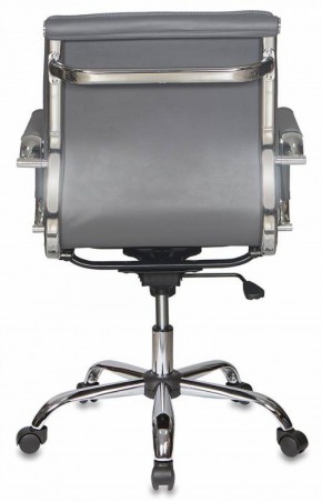 Кресло руководителя Бюрократ CH-993-LOW/GREY серый в Лысьве - lysva.ok-mebel.com | фото 4