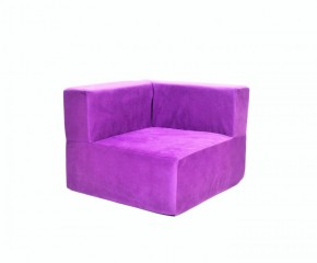 Кресло-угловое-модуль бескаркасное Тетрис 30 (Фиолетовый) в Лысьве - lysva.ok-mebel.com | фото