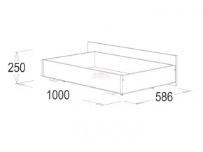 Кровать 1.6 каркас + спинка головная + 2 ящика Ольга-14 без основания в Лысьве - lysva.ok-mebel.com | фото 4