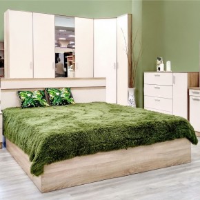 Кровать 1600 Салоу с настилом (Дуб сонома/перламутр) в Лысьве - lysva.ok-mebel.com | фото 5