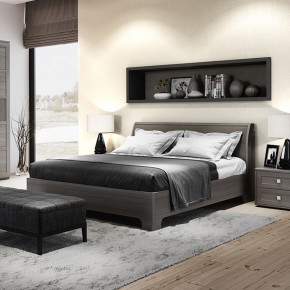 Кровать-3 1400 экокожа Парма Нео в Лысьве - lysva.ok-mebel.com | фото 3