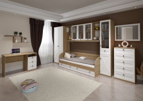 Кровать 800 «ТУРИН» с настилом ЛДСП в Лысьве - lysva.ok-mebel.com | фото 3