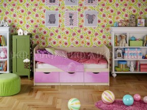 Кровать Бабочки (Сиреневый металлик) 1600 в Лысьве - lysva.ok-mebel.com | фото