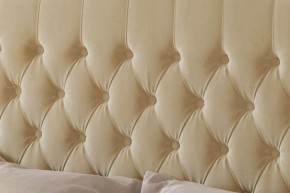 Кровать Берлин с ПМ 800 (экокожа бежевая) в Лысьве - lysva.ok-mebel.com | фото 3