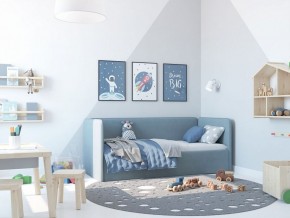 Кровать-диван Leonardo 160*70 (Голубой) + боковина в Лысьве - lysva.ok-mebel.com | фото 5