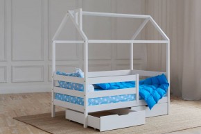 Кровать-домик 80*160 Белый в Лысьве - lysva.ok-mebel.com | фото 3